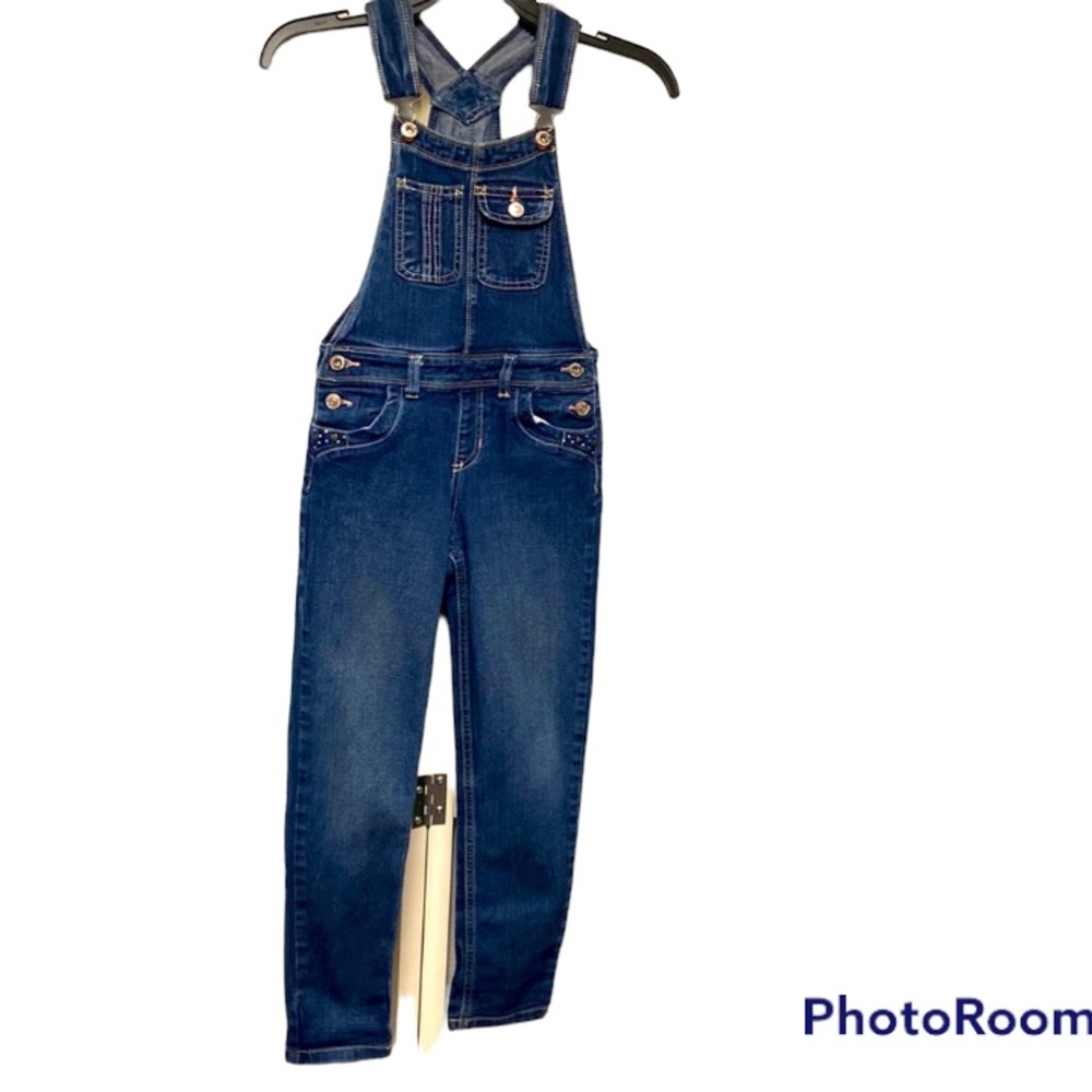 Jordache Girls Denim Overalls - Like New - size M 7/8